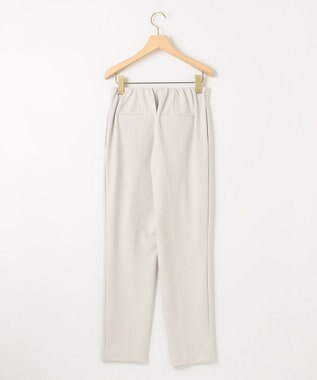 組曲 【吸湿・冷感・UVケア】スタイルアップジャージー パンツ ライトグレー系