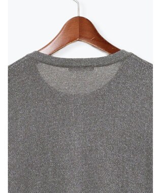 Te chichi ポケットデザインクルーネックカーディガン チャコールグレー