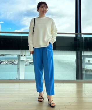 UNFILO 【洗える】リネンリンクスメッシュ　プルオーバー オフ