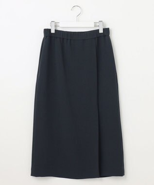 自由区 【セットアップ対応・洗える】トリアセダブルクロス スカート ネイビー系