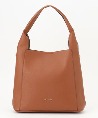 LA BAGAGERIE コンビカラー　ライトウェイトトート キャメル