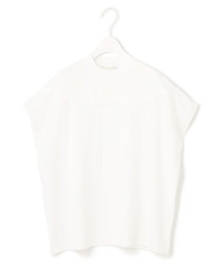 ICB 【接触冷感・UVケア・洗える】 VIS/NYハイゲージ モックネックプルオーバー オフホワイト系