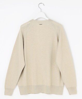 自由区 L ペーパーコットンニット カーディガン ベージュ