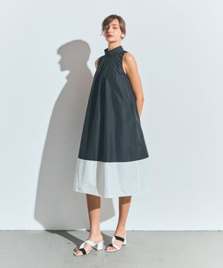 GRACE CONTINENTAL ライトタッサーAラインドレス ブラック