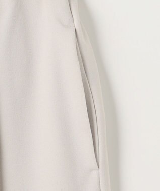 組曲 【吸湿・冷感・UVケア】スタイルアップジャージー パンツ ライトグレー系