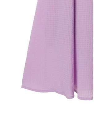 earth music&ecology ＳＥＴ２点パフスリーブブラウス＋キャミワンピース Purple