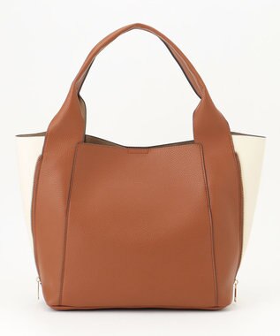 LA BAGAGERIE コンビカラー　ライトウェイトトート キャメル