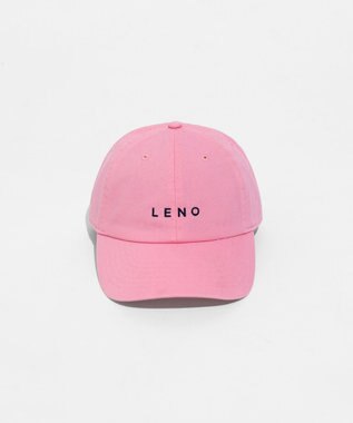 LENO LENO LOGO STONE WASH CAP《UNISEX》/ LENOロゴキャップ ROSE PINK