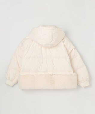 GRACE CONTINENTAL ヘムファーショートダウンジャケット キナリ