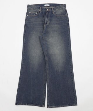 WEGO 【ユニセックス着用ITEM/ウエスト調整可】フレアデニムパンツ デニム中濃加工色