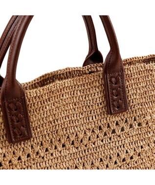 IBIZA ラフィア　2WAYバッグ エメラルドグリーン