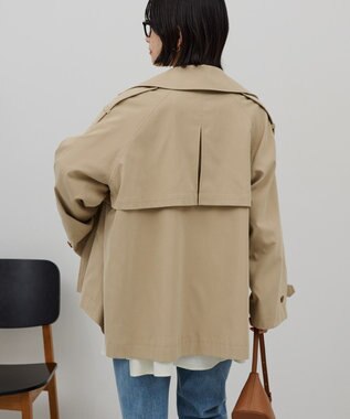 AMERICAN HOLIC 【先行予約】ショートトレンチコート Beige