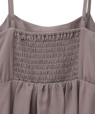 earth music&ecology アシンメトリーティアードワンピース Mocha