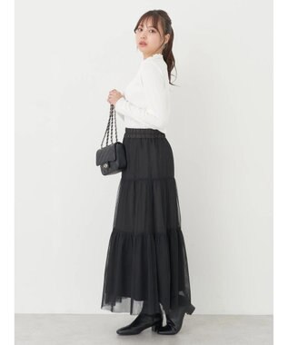 earth music&ecology テレコリブメローハイネックインナー Off White