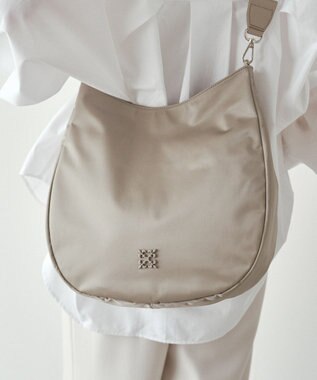 russet クラウズナイロン 縦長2WAYショルダーバッグ(CE-1623) Gray