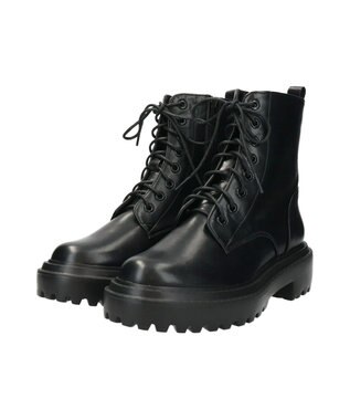 Bridget Birkin 【Bridget Birkin】ボリュームソールレースアップショートブーツ ブラック