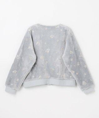 組曲 KIDS 【150-160㎝】スノーフラワー ブルゾン ライトグレー