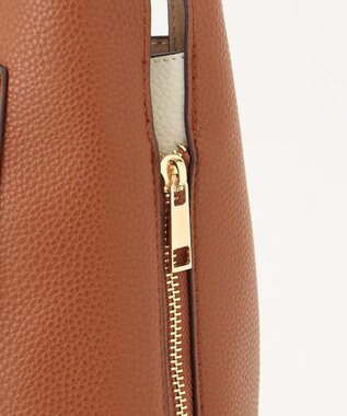 LA BAGAGERIE コンビカラー　ライトウェイトトート キャメル