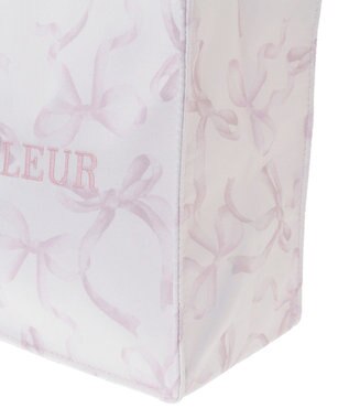 Maison de FLEUR ピンクマニアフリルスクエアトートSバッグ Light Pink