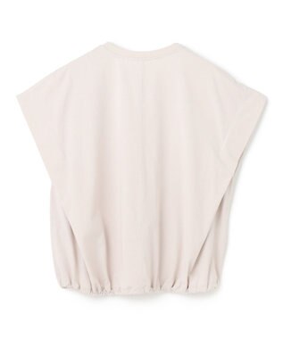 UNFILO L フレンチスリーブ ドロストTシャツ グレージュ