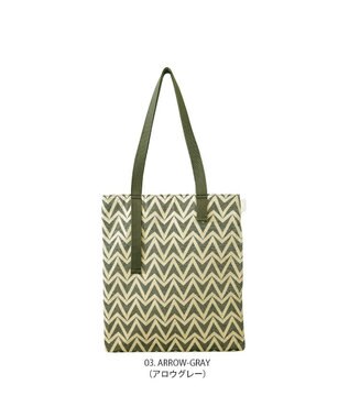 ROOTOTE 3094【A4サイズ収納】LT.アーキャトル.パターンファブリック-J 03：アロウグレー