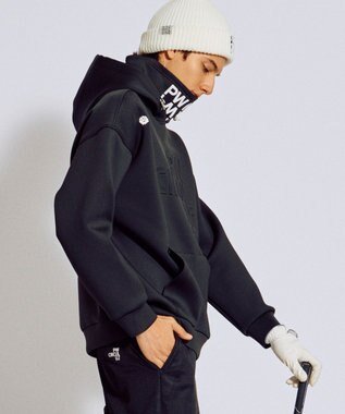 PW CIRCULUS 2025 NEW！【MEN】デタッチャブルフーディ ゴルフ ブラック系