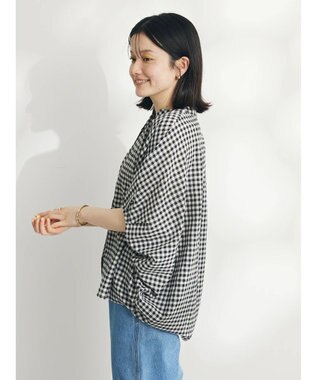 CRAFT STANDARD BOUTIQUE バンザイブラウス Gingham Check