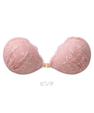 BRADELIS New York 【NuBra / ボリュームアップ】パテッドヌーブラ  リタ ブラ特有の締めつけがないストレスフリーブラ ピンク