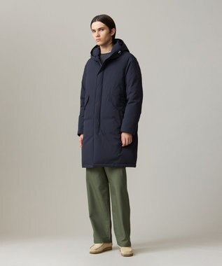 J.PRESS MEN 【WEB・一部店舗限定】ストレッチタフタ ダウンモッズパーカー ネイビー系