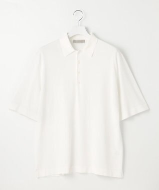 UNFILO MENS 【抗菌防臭】イージーケア ライトニットポロ [23年春夏商品] オフ