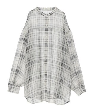 earth music&ecology シアーチェックシャツ Check