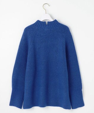 ANY SIS L ハイネックAir ニット ブルー