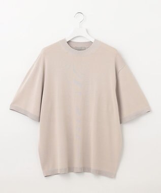 UNFILO MENS 【接触冷感】イージーケア ニット半袖Ｔシャツ [23年春夏商品] アイボリー