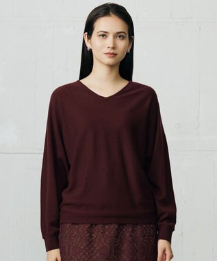 【カタログ掲載】ファインウールカシミヤドルマンシルエット ニット