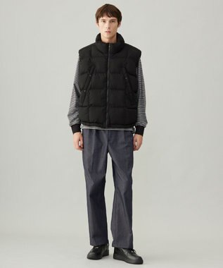 UNFILO MENS ウォーム ライトムーブ リバーシブルベスト [24年秋冬商品] ブラック