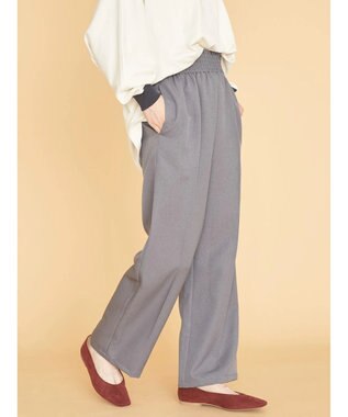 AMERICAN HOLIC ウエストイージーストレートパンツ Gray Mixture