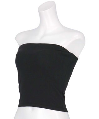 AMPHI カップ付きインナー 【ブラトップ】 ストラップ取り外し可 上向きで立体的なバストシルエット しめつけ感が少ない 脇スッキリ JWG102 アンフィ／ワコール ブラック