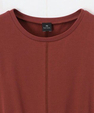 Paul Smith コットンブレンド コンビネーション ワンピース ダークレッド