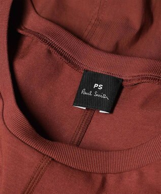 Paul Smith コットンブレンド コンビネーション ワンピース ダークレッド