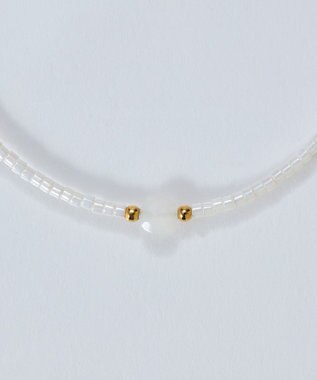 Phoebe ストーンコードブレスレット　ホワイト/天然石 ホワイト