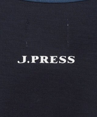 J.PRESS KIDS 【吸水速乾】【100-130cm】ポンチローマ トリコロール 切替Ｔシャツ ネイビー系