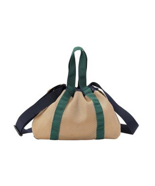 AMERICAN HOLIC メッシュミニトートバック Beige