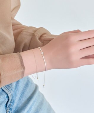 Phoebe ストーンコードブレスレット　ホワイト/天然石 ホワイト