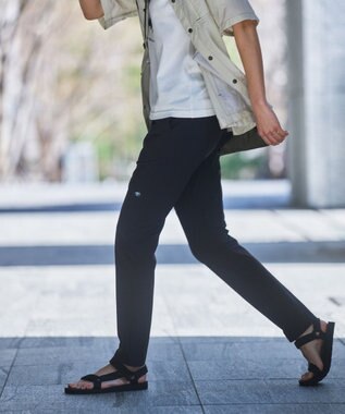 JOSEPH ABBOUD MOUNTAIN 【レディースシルエット・2WAYストレッチ/撥水】コーデュラ クライミング パンツ ブラック系