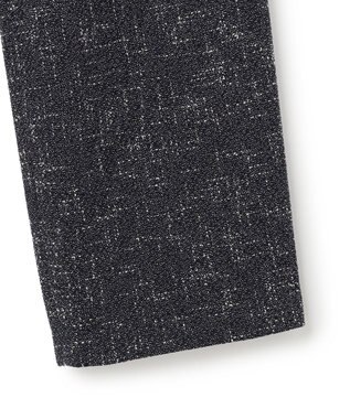 BEIGE， TRIPHANE / ハイウエストツイードタックパンツ Navy Mix