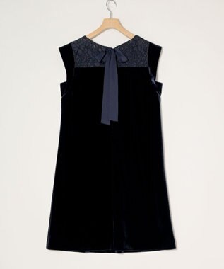 ONWARD Reuse Park 【組曲】ワンピース秋冬 ネイビー