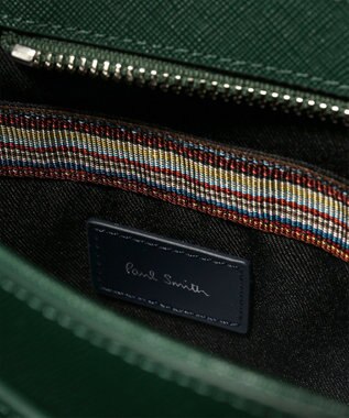 Paul Smith シグネチャーストライププラー 2WAY ミニショルダーバッグ グリーン
