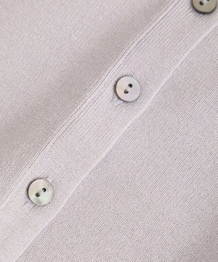 YECCA VECCA 2wayオフショルカラーカーディガン Lavender