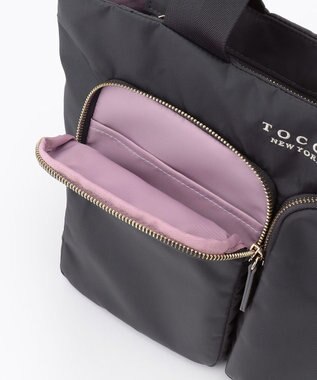 TOCCA 【WEB＆一部店舗限定・A4サイズ対応】VIA METRO NYLON BAG ナイロンバッグ ライトグレー系