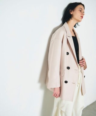 GRACE CONTINENTAL オーバーテーラードジャケット ベージュ